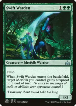 Swift Warden [Rivals of Ixalan] Near Mint - Image 1