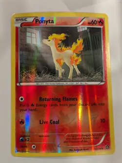 Ponyta 16/114 - XY Steam Siege Pokemon Holo Foil Rare Nice! - Image 1
