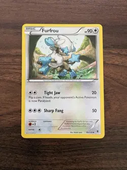 Furfrou 90/119 Uncommon XY - Pokemon Phantom Forces NM - Image 1