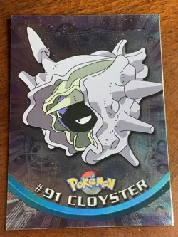 2000 Topps Pokemon TV #91 Cloyster Silver Foil FREE COMBINED SHIP - Image 1