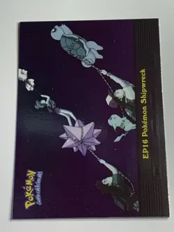 2000 Topps Pokemon TV #EP16 Pokemon Shipwreck (B) Silver Foil - Image 1