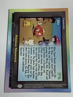 2000 Topps Pokemon TV #EP16 Pokemon Shipwreck (B) Silver Foil - Image 2
