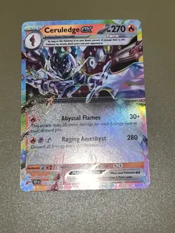 Pokemon TCG - Ceruledge ex Surging Spark 036/191 Holo Double Rare - Image 1