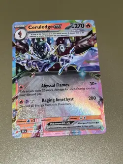 Pokemon TCG - Ceruledge ex Surging Spark 036/191 Holo Double Rare - Image 3