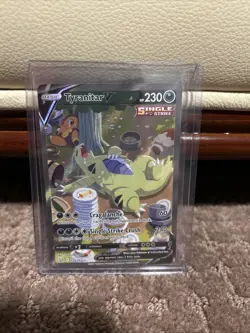 Pokemon TCG Tyranitar V Sword & Shield - Battle Styles 155/163 Holo Full Art - Image 1