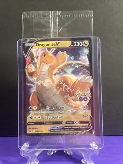 Dragonite V & VSTAR #SWSH235/236 Pokemon TCG Promo Pokemon Go SEALED STAMPED - Image 1