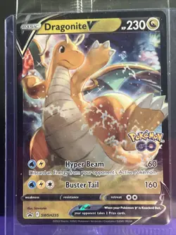 Dragonite V & VSTAR #SWSH235/236 Pokemon TCG Promo Pokemon Go SEALED STAMPED - Image 2