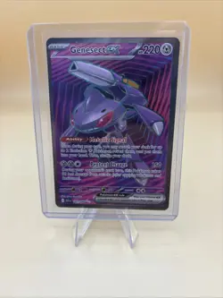 Genesect 161/086 Pokemon TCG Scarlet Violet Black Bolt Full Art ENGLISH NM - Image 2