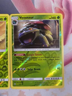 Pokemon TCG Bulbasaur Ivysaur Venusaur Evo Set Reverse Holo Shining Legends - Image 4