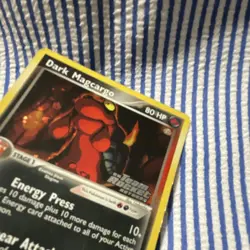POKEMON DARK MAGCARGO #38/109 - REVERSE HOLO UC - TEAM ROCKET RETURNS - 80HP - Image 4