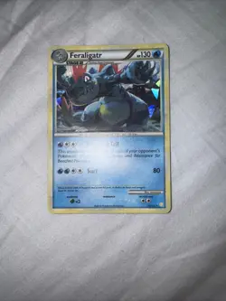 Pokemon TCG Feraligatr HeartGold SoulSilver 20/123 Holo Promo Cracked Ice - Image 1