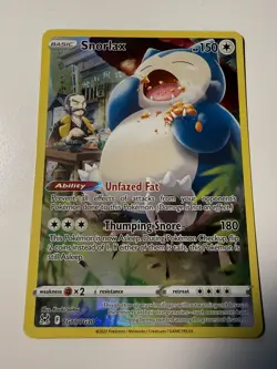 Pokemon TCG Snorlax Lost Origin Trainer Gallery TG10/TG30 Holo Ultra Rare NM - Image 1