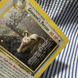POKEMON GIOVANNI'S PERSIAN #8/132 - HOLO RARE - GYM CHALLENGE - 60HP - Image 2
