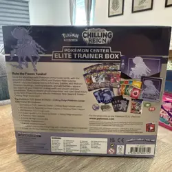 Pokemon TCG Chilling Reign Pokemon Center Elite Trainer Box New Sealed Few Tears - Image 2