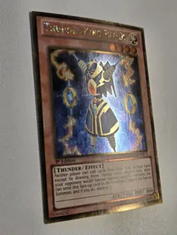 Thunder King Rai-Oh PGLD-EN075 Premium Gold Rare 1st Edition Yugioh Vintage VLP - Image 3