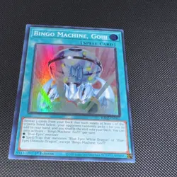 Yugioh! TCG Bingo Machine, Go!!! Super Rare NM RA02-EN062 - Image 1