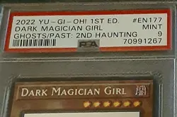 Dark Magician Girl #EN177 2022 Yu-Gi-Oh! 1st Edition Ghosts from the Past PSA 9 - Image 2