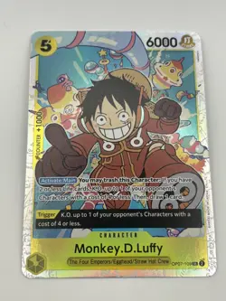 One Piece TCG Monkey D. Luffy OP07-109 SR NM English 500 Years in the Future - Image 1