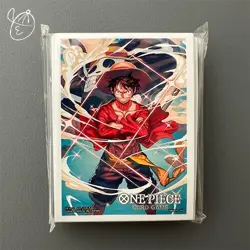 ONE PIECE Card Game Official Limited Card Sleeve Monkey D. Luffy 70pcs. Sealed - Image 1
