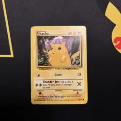 Pokemon Pikachu TCG Base Set Unlimited Common Card 58/102 - Image 1