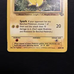 LP- PIKACHU - 60/64 - Jungle - Vintage WOTC era Pokemon Card - Image 4