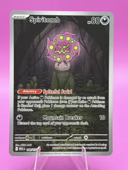 Pokemon TCG Spiritomb 148/132 Mega Evolution Illustration Rare Card NM Condition - Image 1