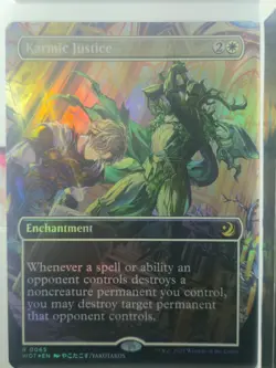 Karmic Justice (Anime Borderless) 65 Foil Wilds of Eldraine: Enchanting Tales - Image 1