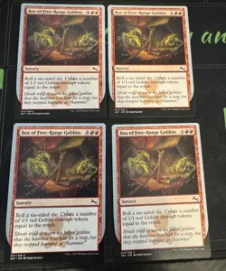 Box of Free-Range Goblins X4 Unstable Magic the Gathering MTG - Image 1