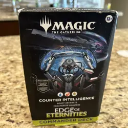 MTG Magic The Gathering Edge of Eternities Counter Intelligence Commander Deck - Image 1