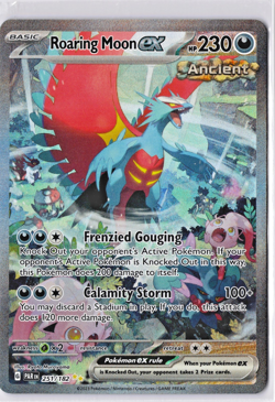 Roaring Moon ex 251/182 Pokemon Paradox Rift SIR Special Illustration Rare NM - Image 1