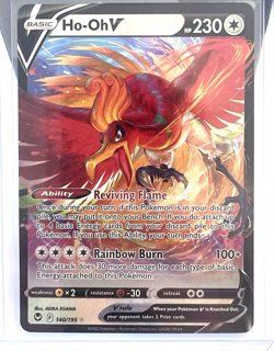 Pokemon Ho-Oh V 140/195 Swsh12: Sword & Shield - Silver Tempest Holo ultra rare - Image 1