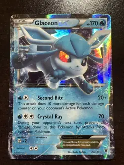 Glaceon EX 20/124 NM Pokemon TCG XY Fates Collide - Image 1