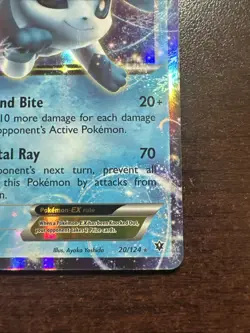 Glaceon EX 20/124 NM Pokemon TCG XY Fates Collide - Image 4