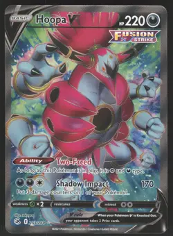 Hoopa V 253/264 Ultra Rare Pokemon TCG Fusion Strike NM - Image 1