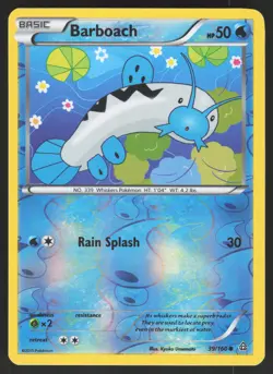 Barboach 39/160 Reverse Holo Pokemon TCG XY - Primal Clash LP - Image 1