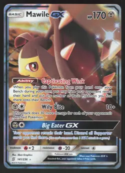 Mawile GX 141/236 Ultra Rare Pokemon TCG SM - Unified Minds NM - Image 1