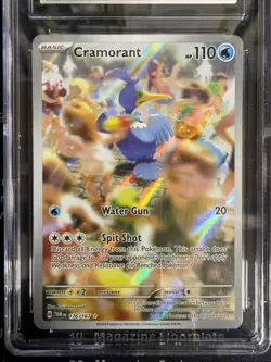2024 Pokemon Cramorant Twilight Masquerade 176/167 Illustration Rare Holo CGC 10 - Image 3