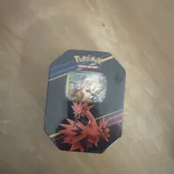 Pokemon TCG Crown Zenith Tin Galarian Zapdos Factory Sealed - Image 1
