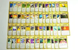 Pokemon card GYM Set Old Back LOT 55 Japanese Trainer Misty Erika Sabrina etc... - Image 1