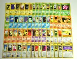 Pokemon card GYM Set LOT 60 Old Back Japanese Pikachu Charmander Magikarp etc... - Image 1