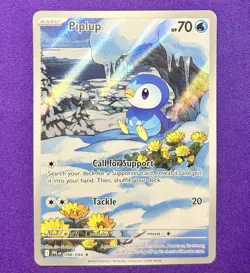 Piplup 098/094 - ME Phantasmal Flames Illustration Rare Pokemon TCG Card NM - Image 1