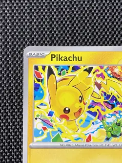 Pikachu SVP 225 World Championship 2025 Scarlet & Violet Promo Pokemon Card NM - Image 2