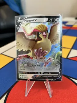 Pidgeot V 137/196 SWSH: Lost Origin Holo Pokemon TCG Card NM - Image 1