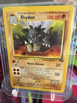 Pokemon TCG Rhydon Jungle Card 45/64 Regular NM Condition. Never Played! - Image 1
