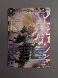SS2 Trunks Pursuit BT29-097 SPR Dragonball Card Game Masters TCG - Image 1