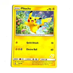 Pikachu 19/68 Hidden Fates Common Pokemon Card NM - Image 1