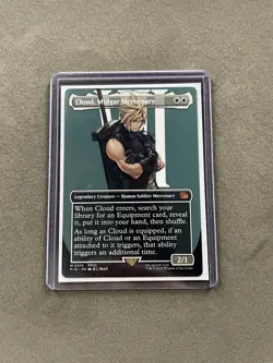 Cloud, Midgar Mercenary - Borderless - Final Fantasy - #0375 MTG English - Image 1