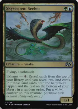 Skyserpent Seeker - FOIL - U Aetherdrift 224 - MTG - Image 1