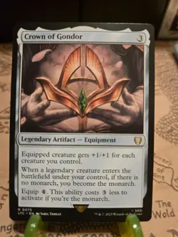 MTG Crown of Gondor Commander: the Lord of the Rings Regular Rare NM - Image 1