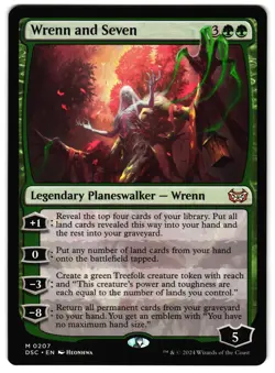 Wrenn and Seven 207 - NM - Commander: Duskmourn: House of Horror M - Image 1
